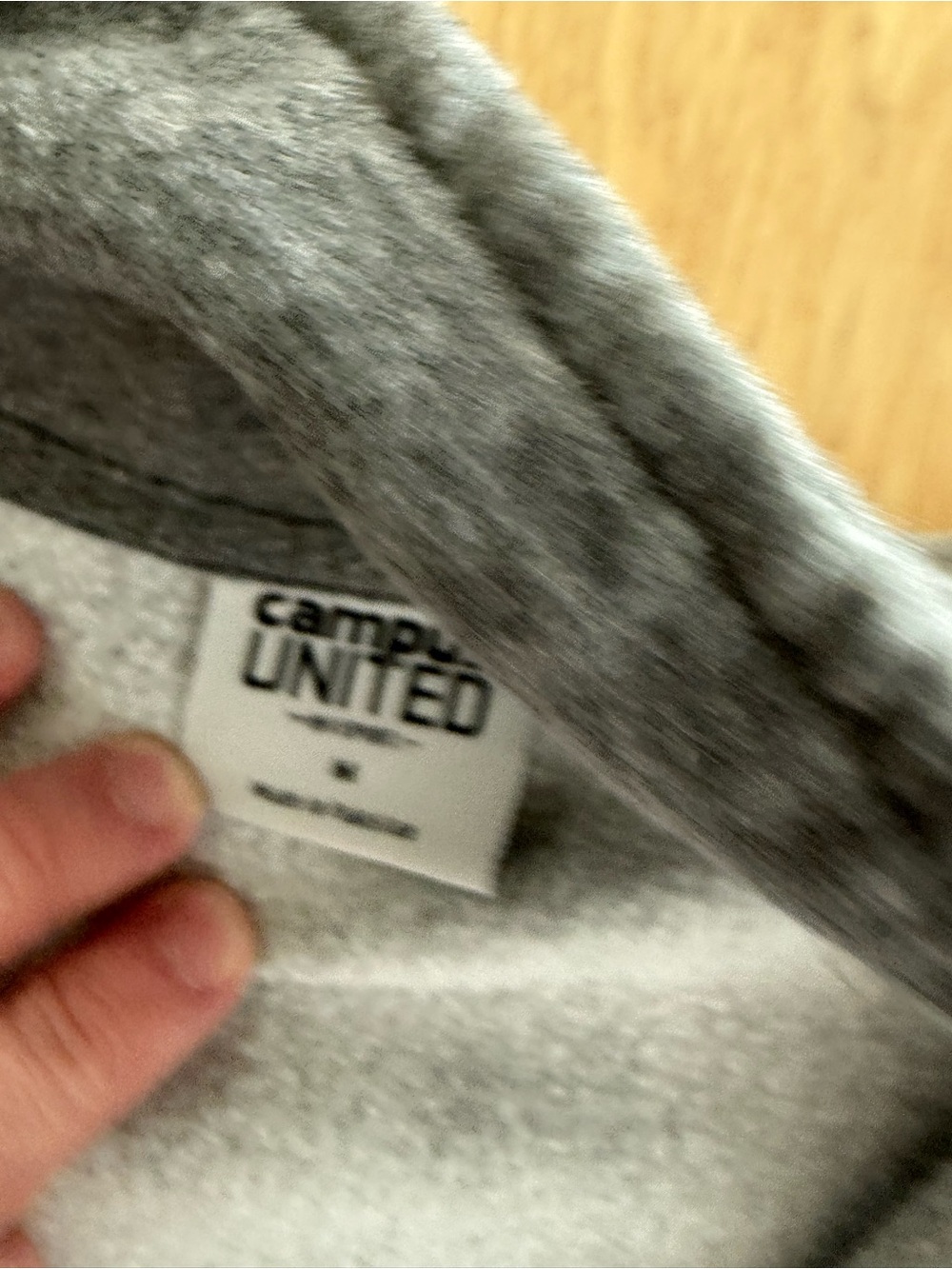 Mitchell Hamline School of Law Gray Quarter-Zip Medium Sweatshirt - Picture 3 of 4